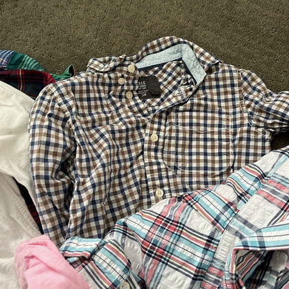 Boys 3/3T Button Down shirts bundle Janie and Jack / Ralph Lauren - Picture 7 of 7